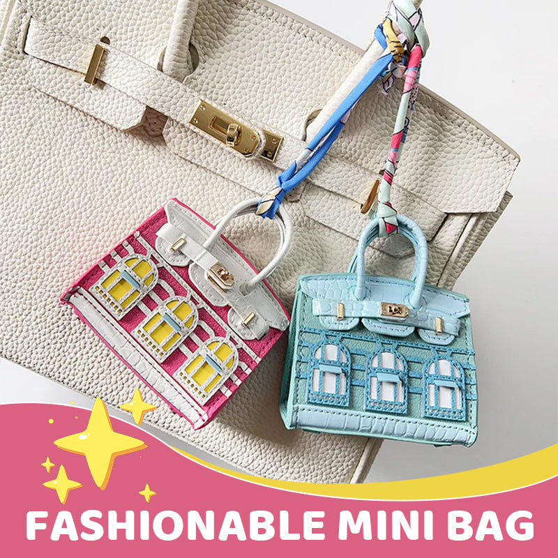 "Trendig Miniväska & Nyckelring – Söt och Praktisk för Nycklar, Örhängen och Mer! 👜✨