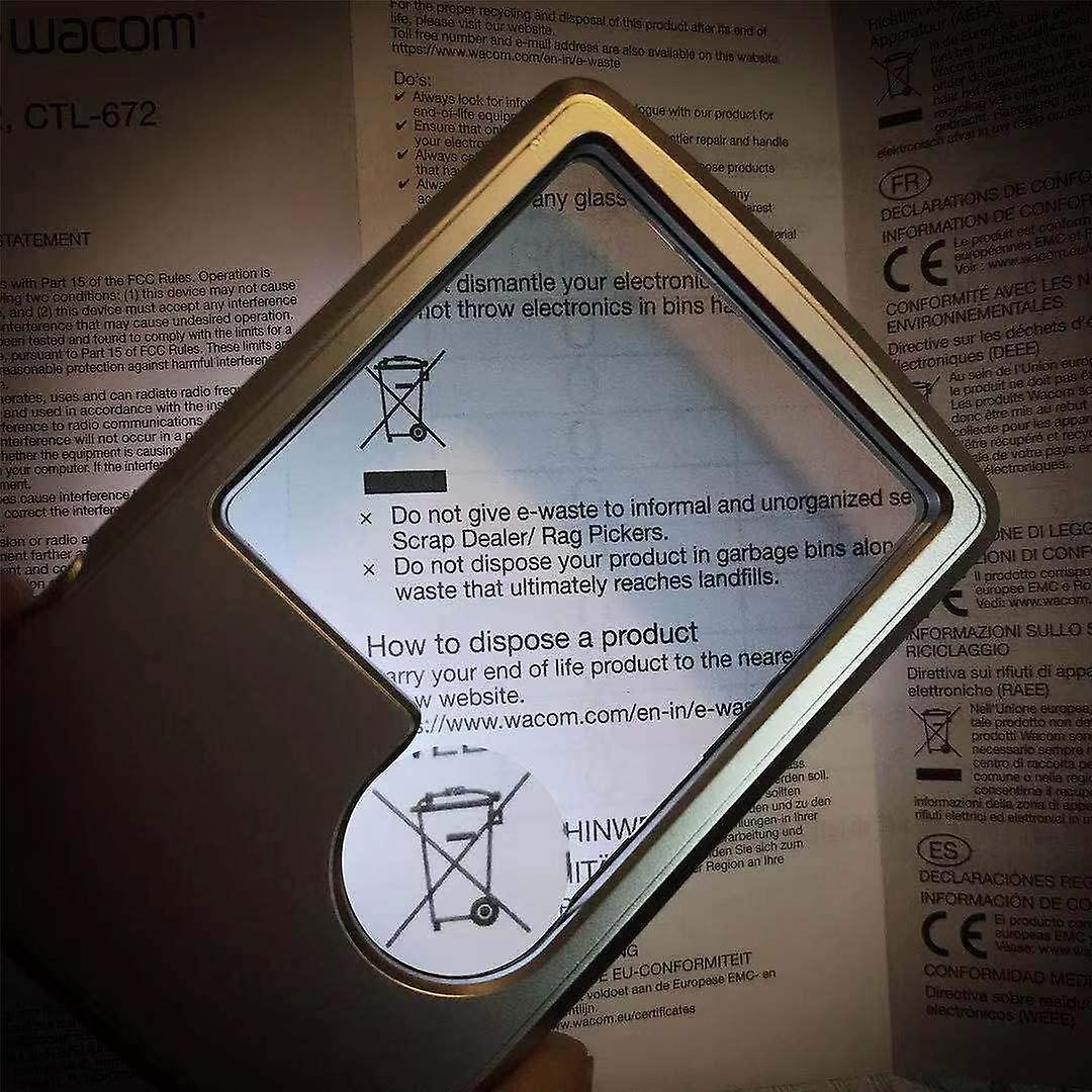 BrightView LED-förstoringsglas 🔍 Läs tydligt nu!