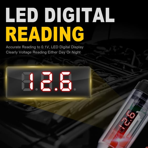 Kraftig 5-90V digital LED-kretsprovare